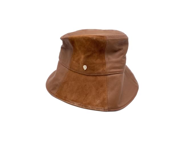 Autre Marque HELEN KAMINSKI  Hats T.International S Leather Camel  ref.1123240
