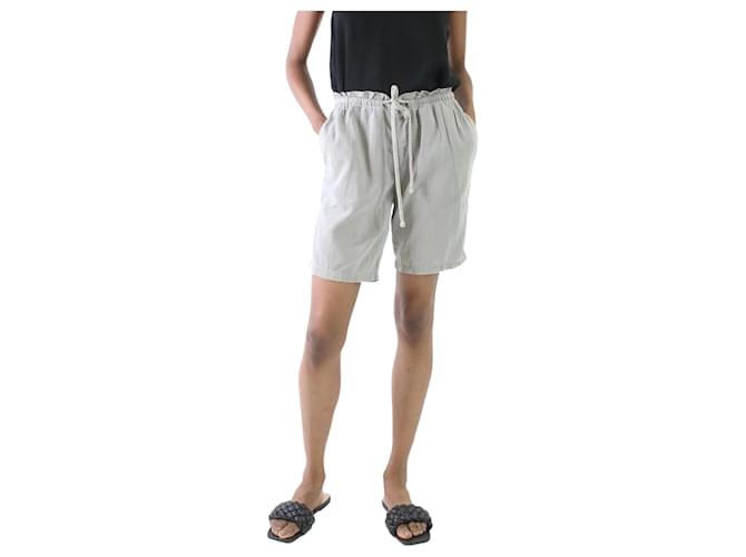 Autre Marque Shorts cintura elástica verde - Tamanho da Marca 1 Algodão  ref.1123252