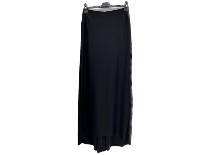 Autre Marque NON SIGNE / UNSIGNED  Skirts T.International S Polyester Black  ref.1123258