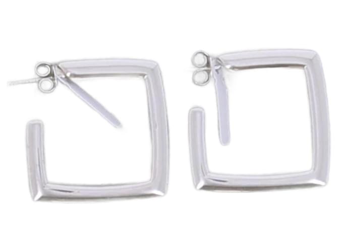 Autre Marque NON SIGNE / UNSIGNED  Earrings T.  silver Silvery  ref.1123264