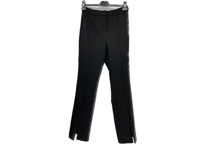 Autre Marque Non Signé / Unsigned trousers T.US 6 Polyester Black  ref.1123279