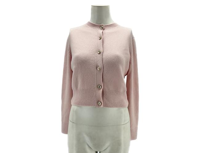 CHANEL  Knitwear T.fr 38 cashmere Pink  ref.1123294