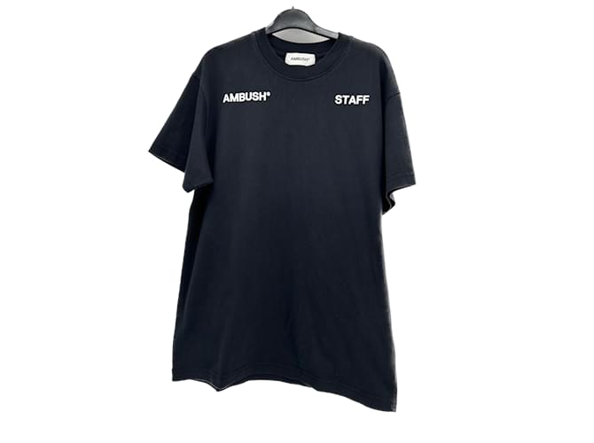 Autre Marque AMBUSH  T-shirts T.International M Cotton Black  ref.1123319