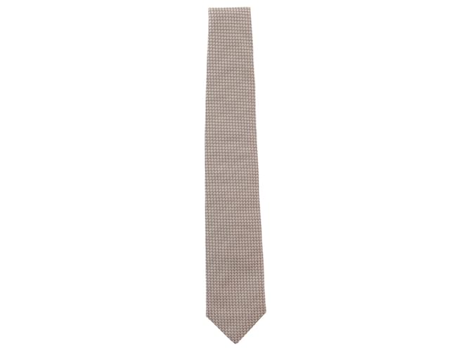 PATEK PHILIPPE Cravates T.  silk Soie Marron  ref.1123322
