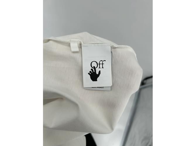 Off White OFF-WHITE T-Shirts T.Internationale L Baumwolle Weiß  ref.1123349