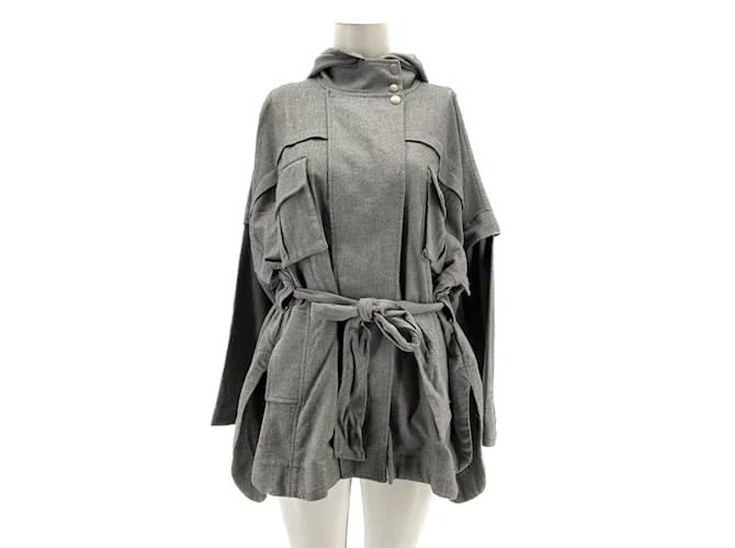 Autre Marque Marissa Webb jackets T.International M Polyester Grey  ref.1123356