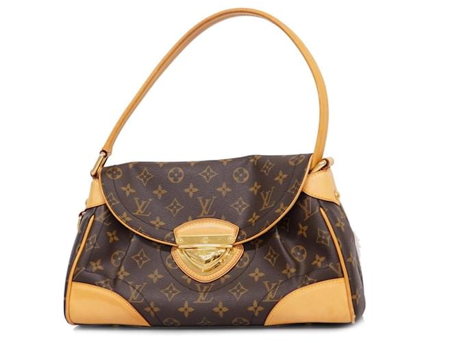 Louis Vuitton Beverly Braun Leinwand  ref.1123615