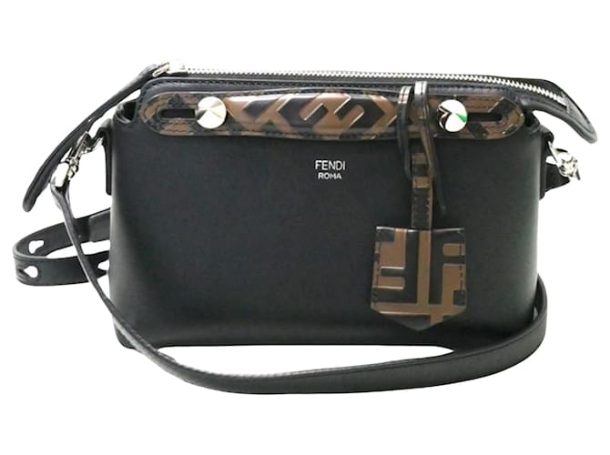 Fendi By The Way Black Leather  ref.1123636