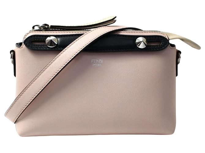 Fendi By The Way Rosa Couro  ref.1123696