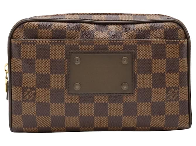 Louis Vuitton Brooklyn Brown Cloth  ref.1123834