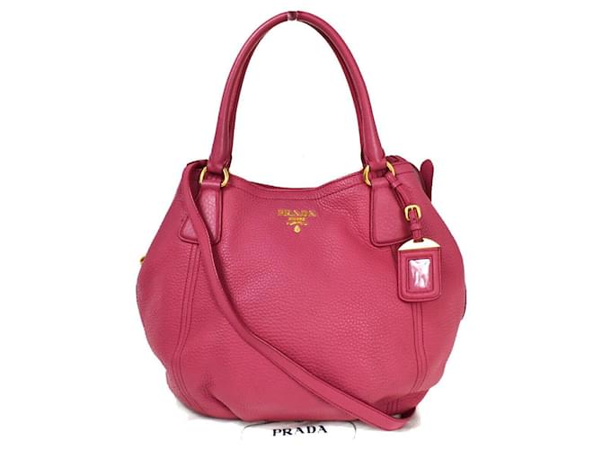 Prada Saffiano Pink Leather  ref.1124075