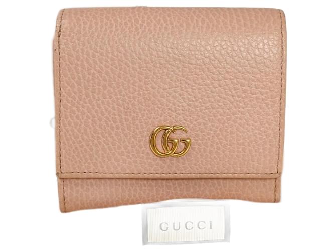 Gucci GG Marmont Rosa Couro  ref.1124080