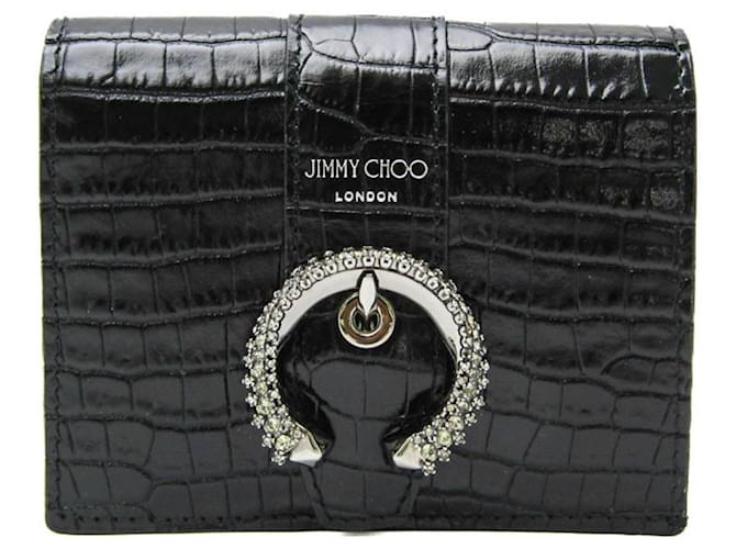 Jimmy Choo Negro Cuero  ref.1124202