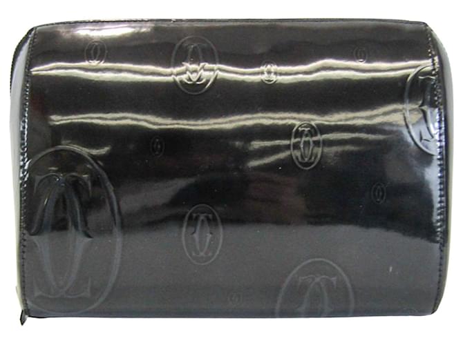 Cartier Happy birthday Black Patent leather  ref.1124218