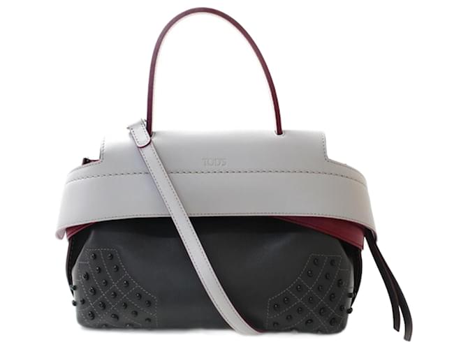 Tod's Tod Cinza Couro  ref.1124311