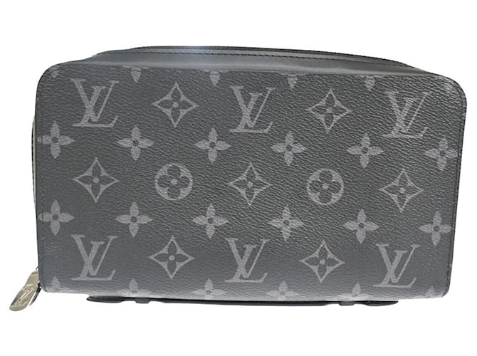 Louis Vuitton Zippy XL Negro Cuero  ref.1124343