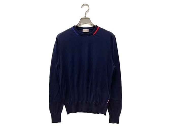 Moncler Sweaters Navy blue Cotton  ref.1124458