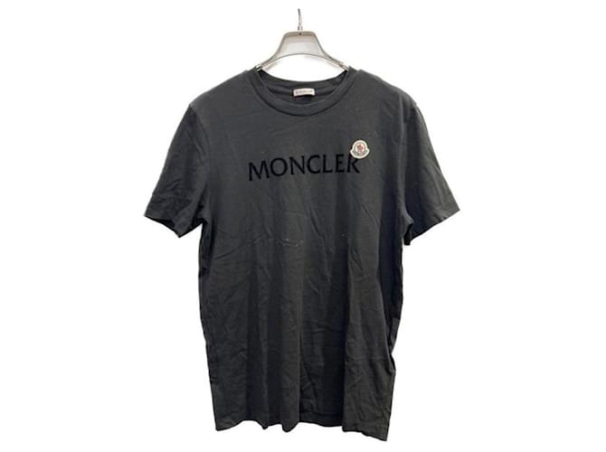 Moncler tees Coton Noir  ref.1124483