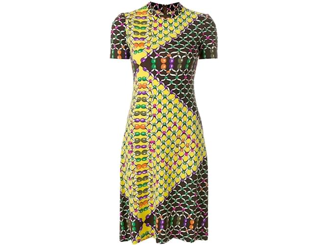 Lanvin Multicolor Midi Dress Multiple colors Polyester  ref.1124647