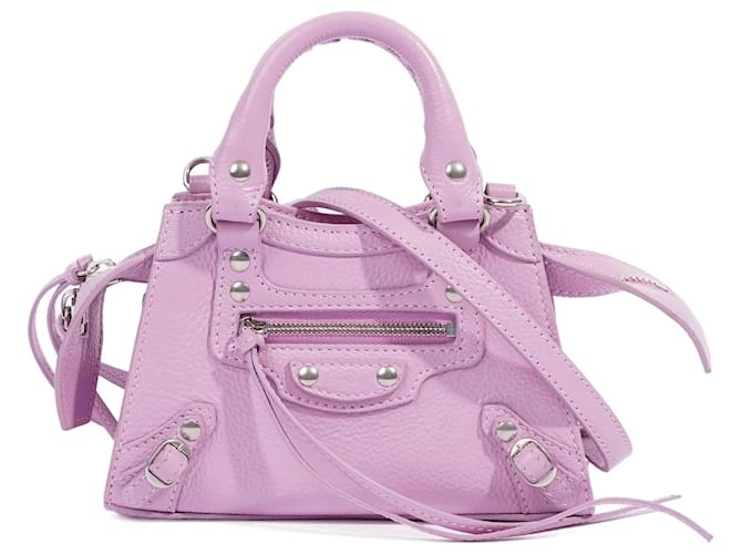 Balenciaga Neo City Mini Purple Leather