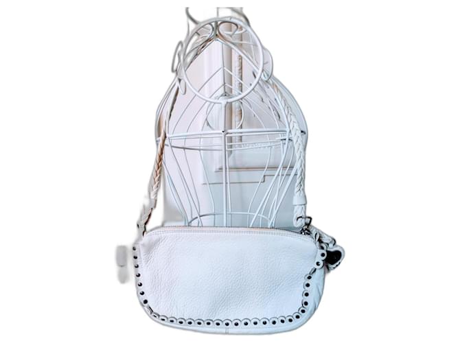 Romantique Dior baguette bag White Leather  ref.1124695