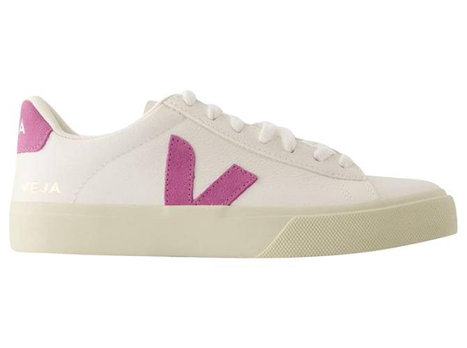 Campo Sneakers – Veja – Leder – Weiß Maulbeere  ref.1124776