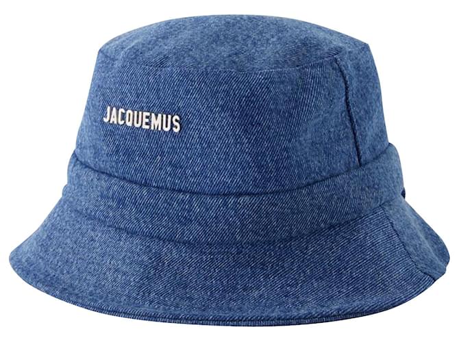 Chapéu Bucket Le Bob Gadjo - Jacquemus - Algodão - Azul  ref.1124783