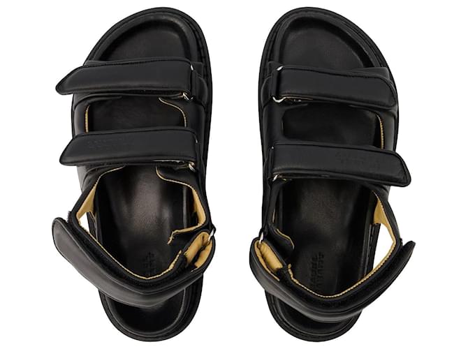 Madee Sandals - Isabel Marant - Leather - Black  ref.1124787