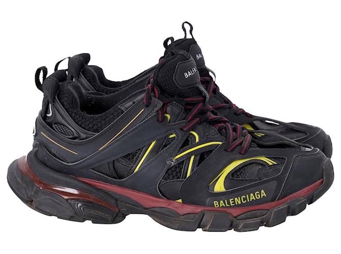 Zapatillas deportivas Balenciaga Track en malla negra y nailon Negro Nylon  ref.1124836