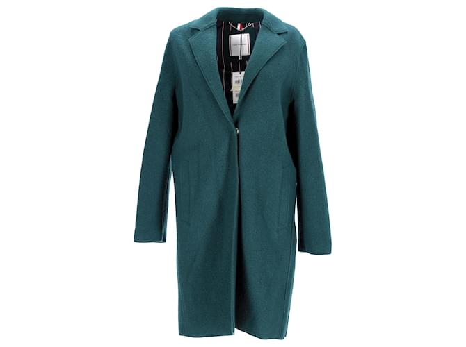 Tommy Hilfiger Mantel aus gekochter Wolle für Damen Grün  ref.1124857