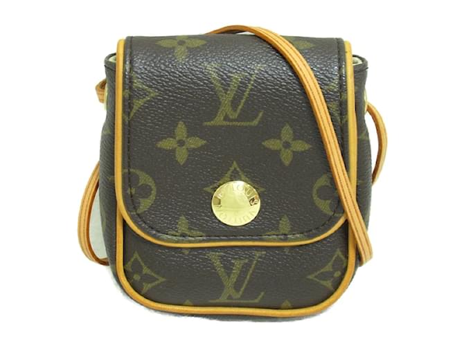 Louis Vuitton Monogram Pochette Cancun M60018 Brown Cloth  ref.1124996