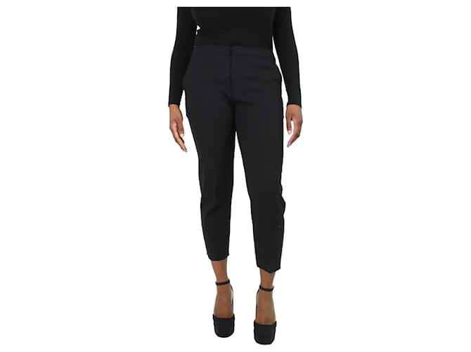 Chloé Pantalon à poches en laine noire - taille FR 42  ref.1125105