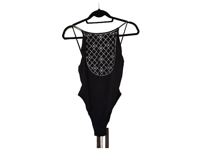 Chanel Swimsuit Black Polyester  ref.1125132