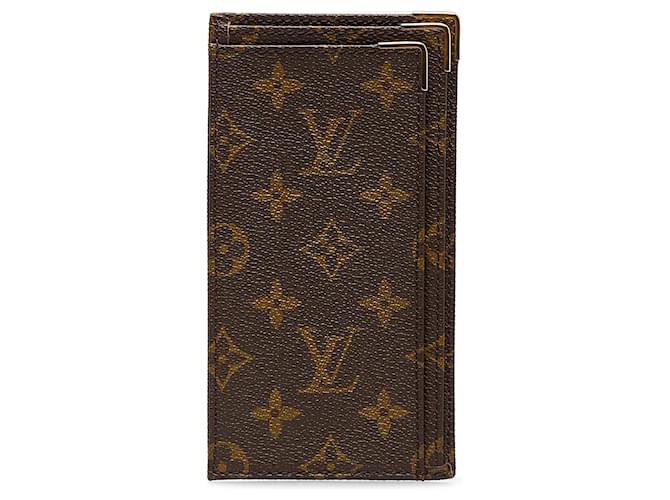 Louis Vuitton Brown Monogram Check Case Cloth  ref.1125169