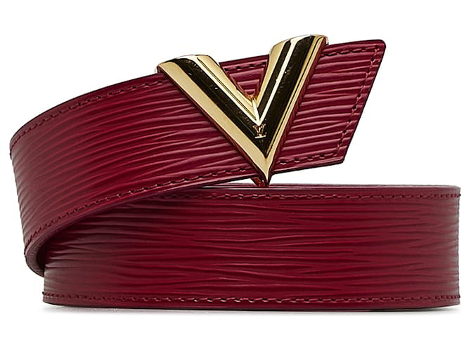 Louis Vuitton Lila Epi Essential V-Gürtel Leder  ref.1125202