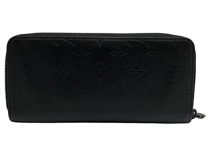 Louis Vuitton Zippy Wallet Vertical Black Leather  ref.1125356