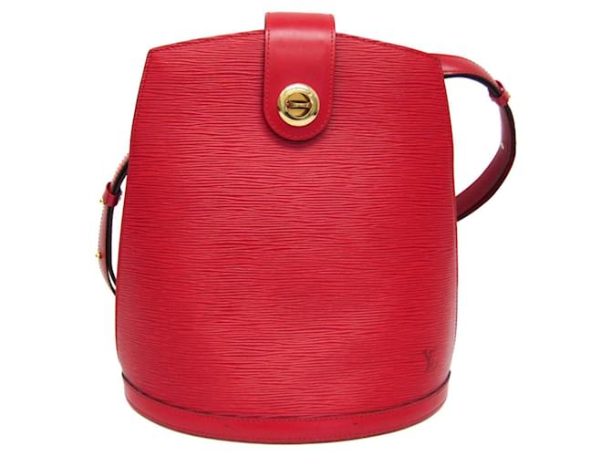 Louis Vuitton Cluny Roja Cuero  ref.1125430