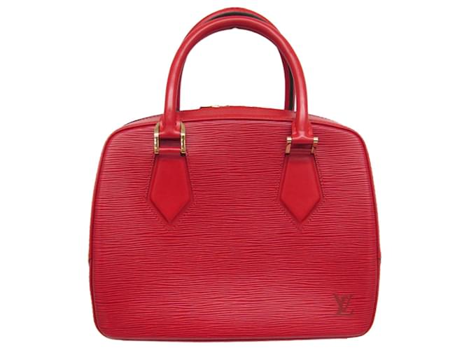 Louis Vuitton Sablon Rosso Pelle  ref.1125519