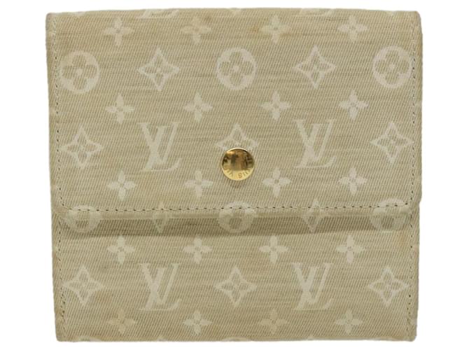 Louis Vuitton Porte-monnaie Beige Cloth  ref.1125542
