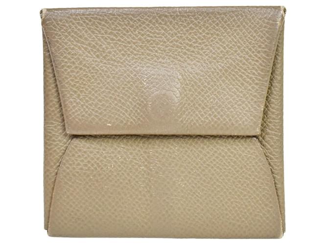 Hermès Bastia Beige Leather  ref.1125570