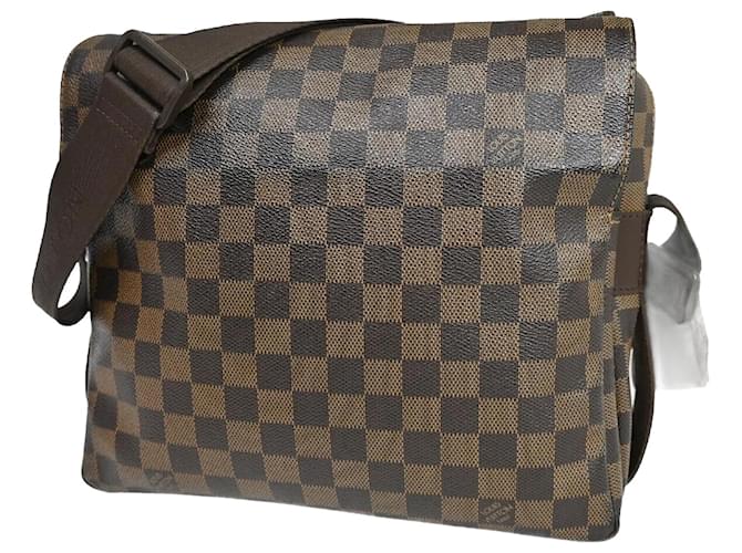 Louis Vuitton Naviglio Brown Cloth  ref.1125619