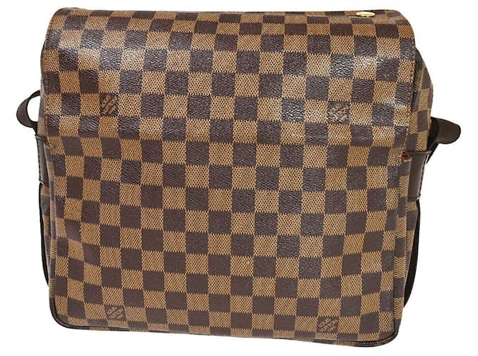 Louis Vuitton Naviglio Brown Cloth  ref.1125626