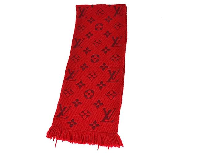 Louis Vuitton Logomanía Roja Lana  ref.1125922