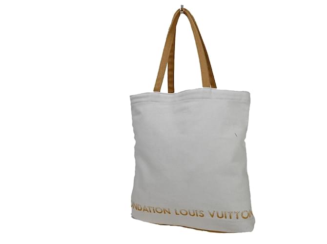 Louis Vuitton Fondation Weiß Baumwolle  ref.1125926