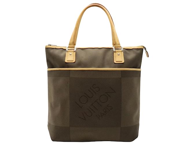Louis Vuitton Cabas Brown Cloth  ref.1125981