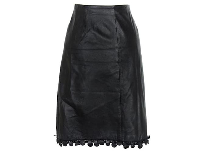 Autre Marque Skirts Black Leather  ref.1126101