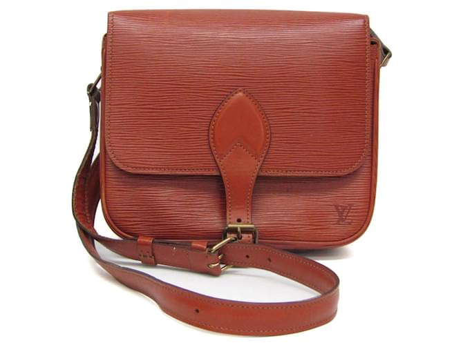 Louis Vuitton Cartouchière Brown Leather  ref.1126113