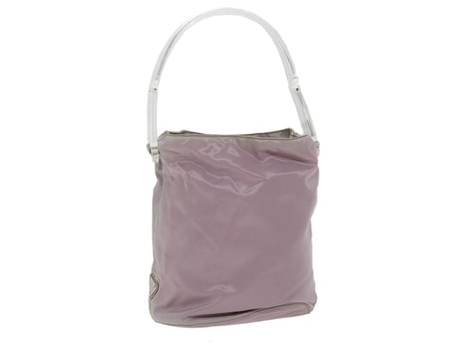 PRADA Hand Bag Nylon Purple Auth cl796  ref.1126207