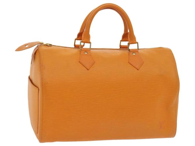 Louis Vuitton Epi Speedy 30 Hand Bag Mandarin M5902H LV Auth 57840 Leather  ref.1126231