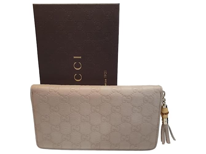 Gucci Purses, wallets, cases Beige Leather  ref.1126276